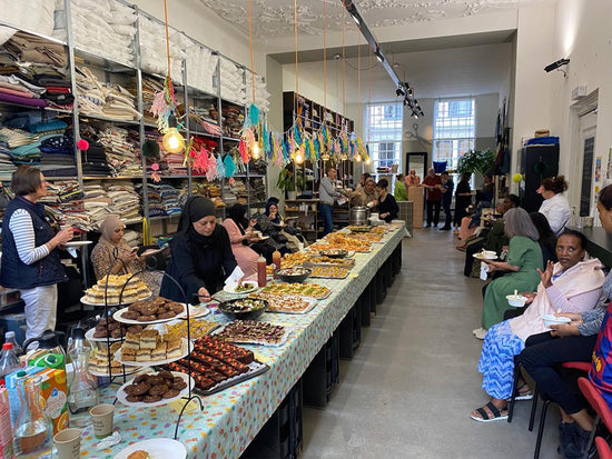 Familiefeest bij Wereldwijven ateliers