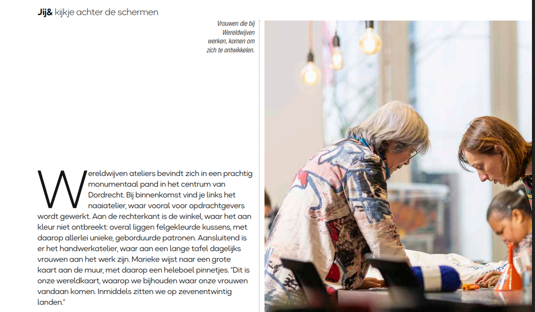 Een kijkje achter de schermen bij Wereldwijven ateliers